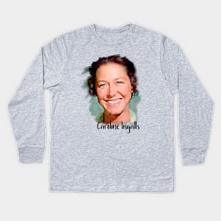 Caroline Ingalls Kids Long Sleeve T-Shirt